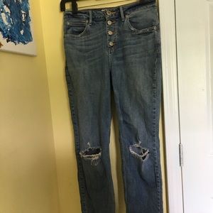 High Waisted Bootcut Jeans